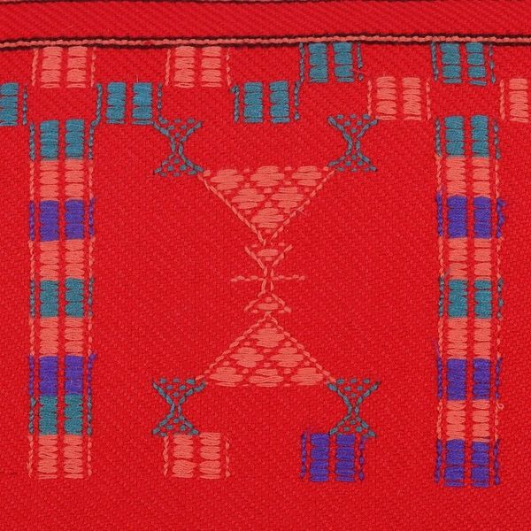 Alternate image for Cotton Red Cushion Covers Set 2 Throw Pillows Sequences