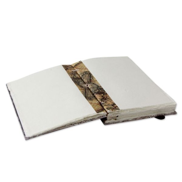 Alternate image for 60-page Journal with Artisan Crafted Handmade Paper Lifes a Journey