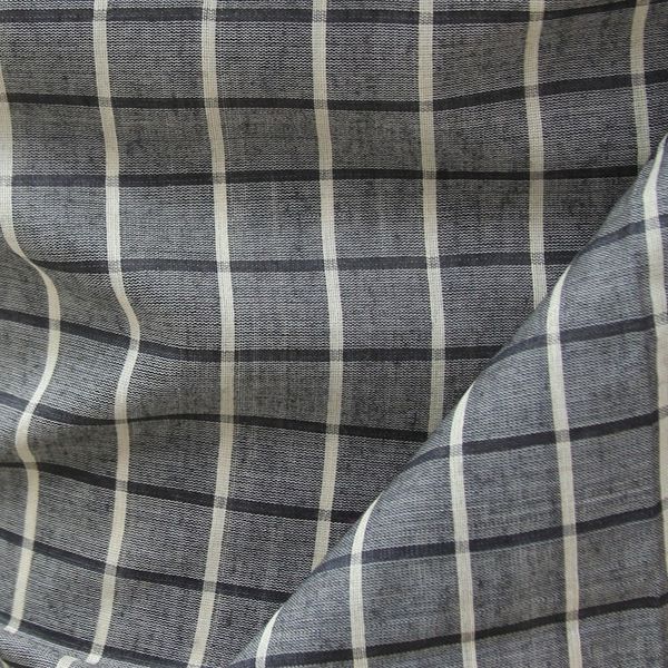 Alternate image for Indian Hand Woven Natural 100 Silk Shawl Wrap Geometric Fusion