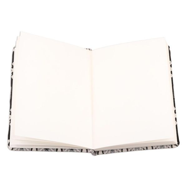 Alternate image for Woven Cotton Journal with Handmade Paper Solo Afternoon