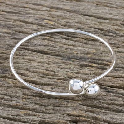 Alternate image for Sterling Silver Bangle Bracelet Silver Friends