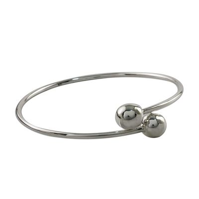 Alternate image for Sterling Silver Bangle Bracelet Silver Friends