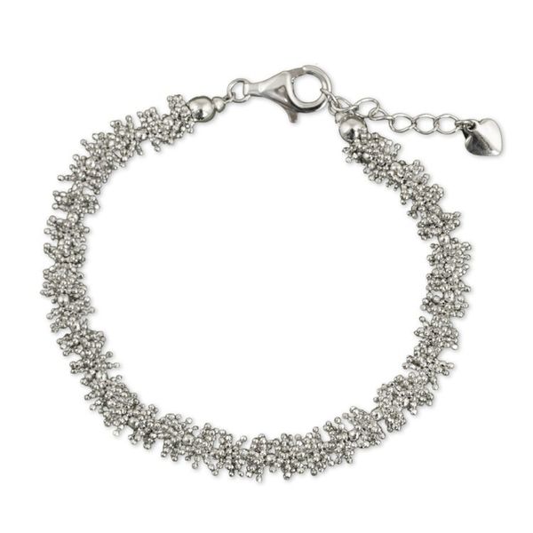 Alternate image for Thai Sterling Silver 925 Beaded Womens Bracelet Thai Garland