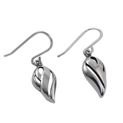 Alternate image for Thai Dewdrop Shaped Sterling Silver Dangle Earrings Tropical Breeze