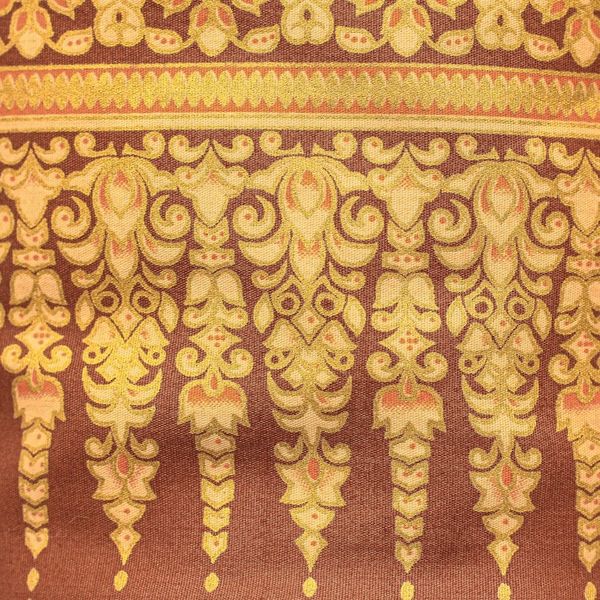 Alternate image for Thai Floral-Motif Yoga Mat Bag Healthy Life