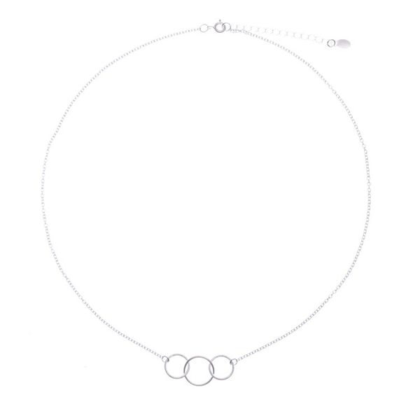 Alternate image for Abstract Sterling Silver Pendant Necklace from Thailand Abstract Friends