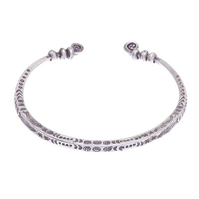 Alternate image for Hand Crafted Sterling Silver Cuff Bracelet Beauty Mark