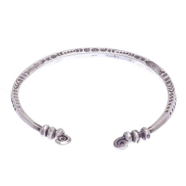 Alternate image for Hand Crafted Sterling Silver Cuff Bracelet Beauty Mark