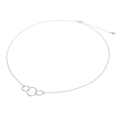 Alternate image for Abstract Sterling Silver Pendant Necklace from Thailand Abstract Friends