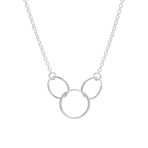 Alternate image for Abstract Sterling Silver Pendant Necklace from Thailand Abstract Friends