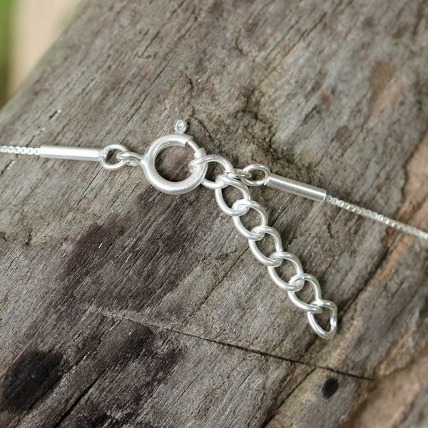 Alternate image for Sterling Silver Tourmaline Floral Pendant Necklace Thailand Winter Bloom