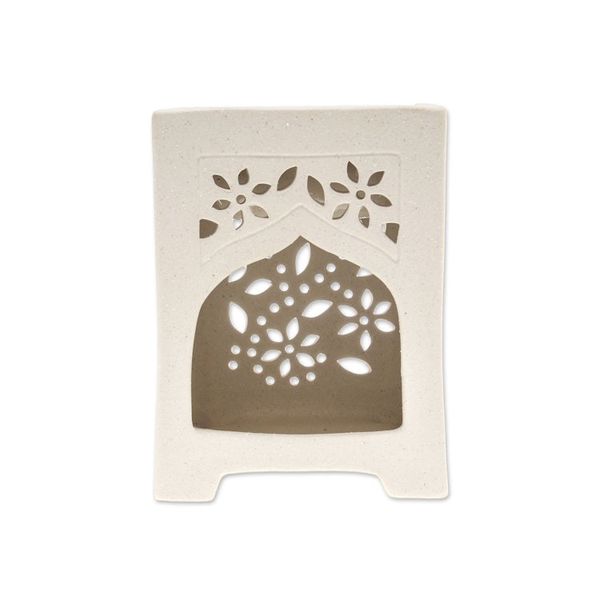 Alternate image for Crackled Ceramic Oil Warmer from Thailand Garden Fresh