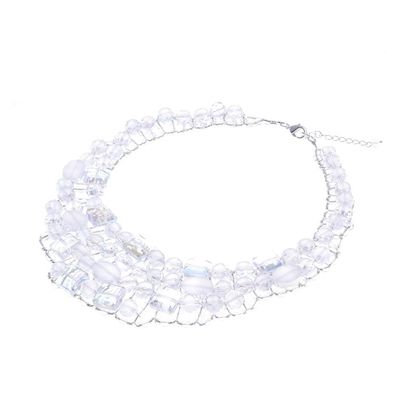 Alternate image for Glass Beaded Choker Necklace from Thailand Crystallized Nights