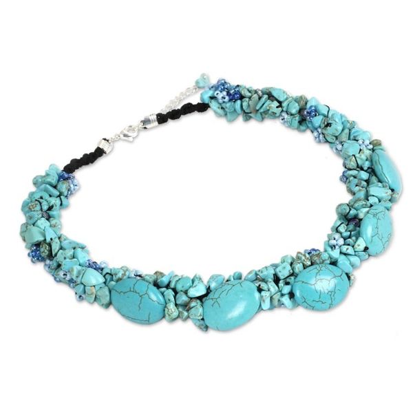 Alternate image for Fair Trade Beaded Necklace Gush