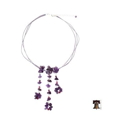 Alternate image for Unique Amethyst Necklace Waterfall