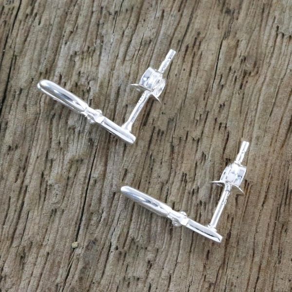 Alternate image for Infinity Symbol Sterling Silver Earrings from Thailand Shining Infinity