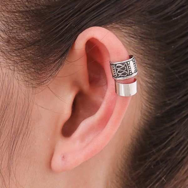Alternate image for Sterling silver ear cuff earrings Pair Two Epochs