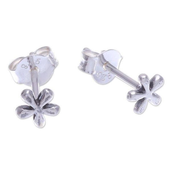 Alternate image for Sterling Silver Stud Earrings with Star Motif Set of 3 Seeing Stars