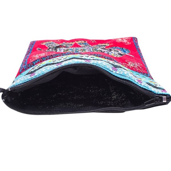 Alternate image for Small Elephant Motif Sling Mae Rim Elephant in Red