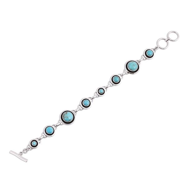 Alternate image for Circular Turquoise Link Bracelet from Mexico Turquoise Eternity