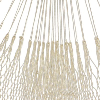 Alternate image for Cotton Hammock in Ivory Double Ivory Cascade