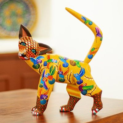 Alternate image for Handmade Cat Alebrije Cosmic Cat