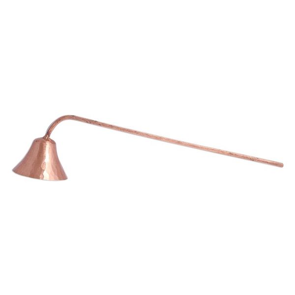 Alternate image for Handcrafted Hammered Copper Candle Extinguisher from Mexico Lights Out