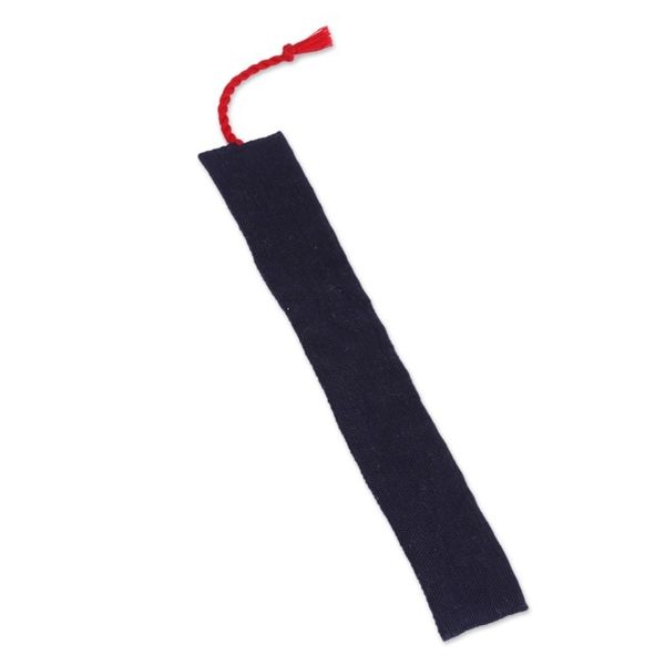 Alternate image for Hand Crafted Multi-Color Embroidered Cotton Bookmark Dynamic Diamonds