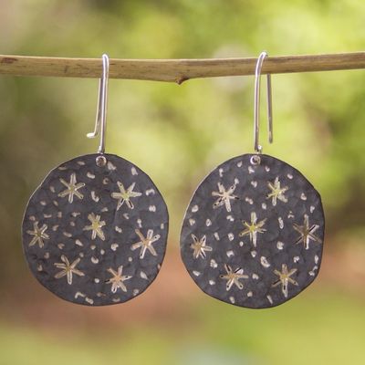 Alternate image for Taxco Silver Handcrafted Dangle Earrings from Mexico Taxco Night