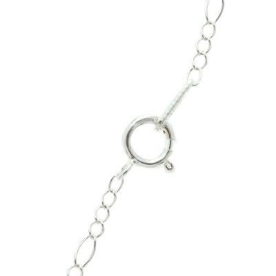 Alternate image for Heart-Shaped Natural Clover Pendant Necklace from Mexico Clover Heart