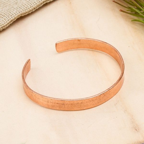 Alternate image for High-Polish Copper Cuff Bracelet from Mexico Brilliant Gleam