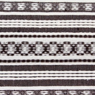 Alternate image for Artisan Hand Woven Brown Striped Tortilla Holder Oaxacan Coffee