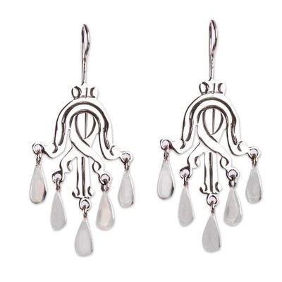 Alternate image for Chandelier Earrings Mexico Taxco Sterling Silver Secret Soul