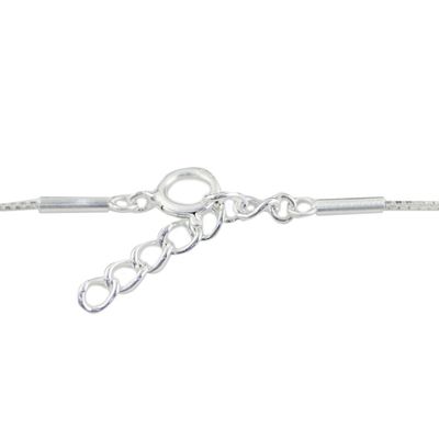 Alternate image for Origami Bird Sterling Silver Pendant Necklace from Thailand Origami Flight