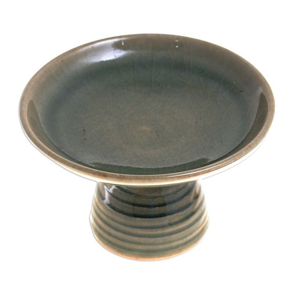 Alternate image for Green Footed Plate from Thailand Riverbank