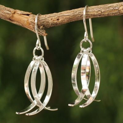 Alternate image for Sterling Silver Dangle Earrings Sea Vision