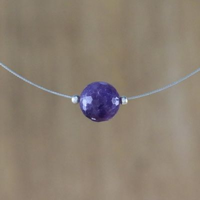 Alternate image for Amethyst Pendant Necklace Rotations