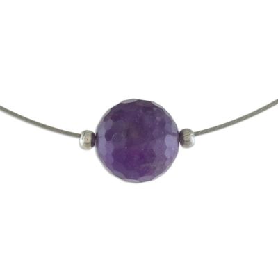 Alternate image for Amethyst Pendant Necklace Rotations
