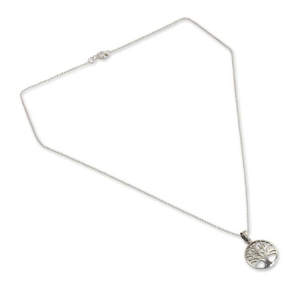 Alternate image for Handcrafted Sterling Silver Tree Pendant Necklace Living Forest