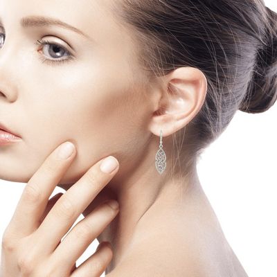 Alternate image for Hand Crafted Thai Celtic Theme Sterling Silver Earrings Celtic Braid