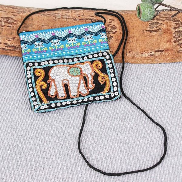 Alternate image for Small Handcrafted Sling from Thailand Elephant Chic