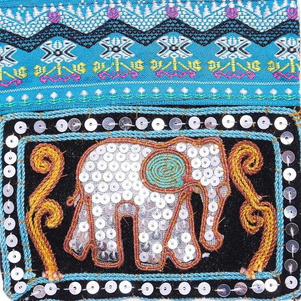 Alternate image for Small Handcrafted Sling from Thailand Elephant Chic