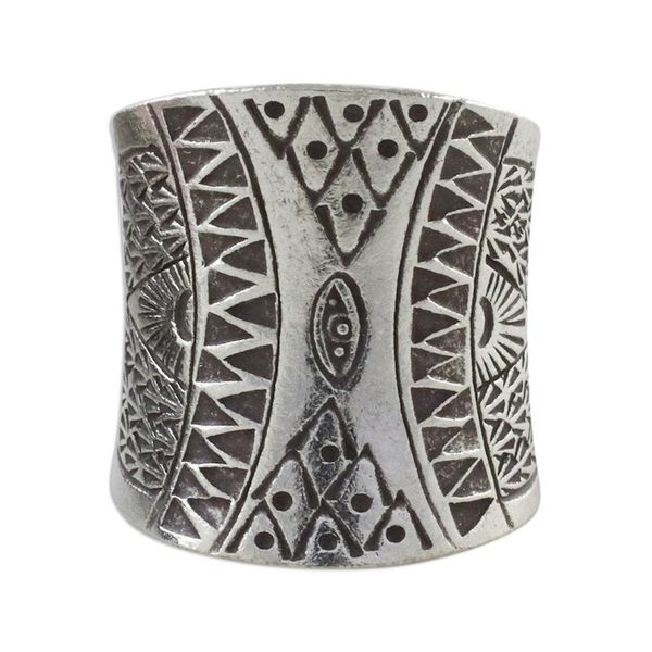 Alternate image for Handcrafted Sterling Silver Wrap Ring from Thailand Exotic Thai