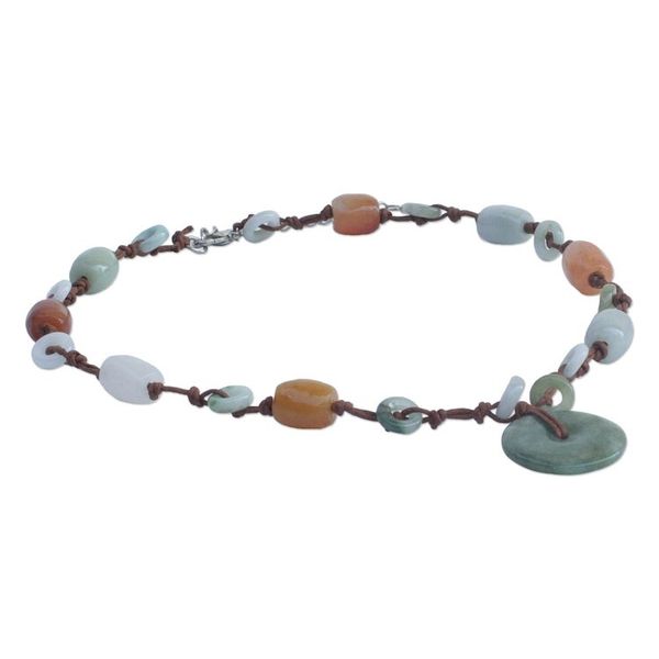 Alternate image for Handcrafted Jade Beaded Necklace Ultimate Harmony