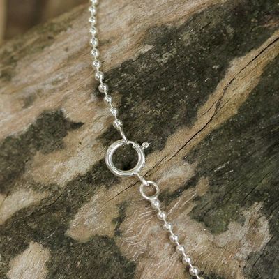 Alternate image for Marcasite Leaf Pendant Necklace from Thailand Natural Heart