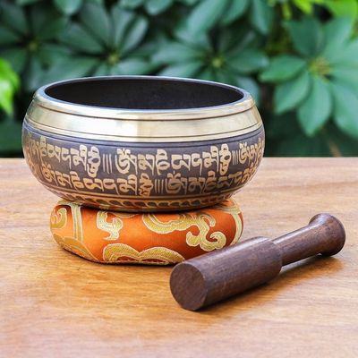 Alternate image for Metal Buddhist Singing Bowl 3 Piece Set Buddhas Voice