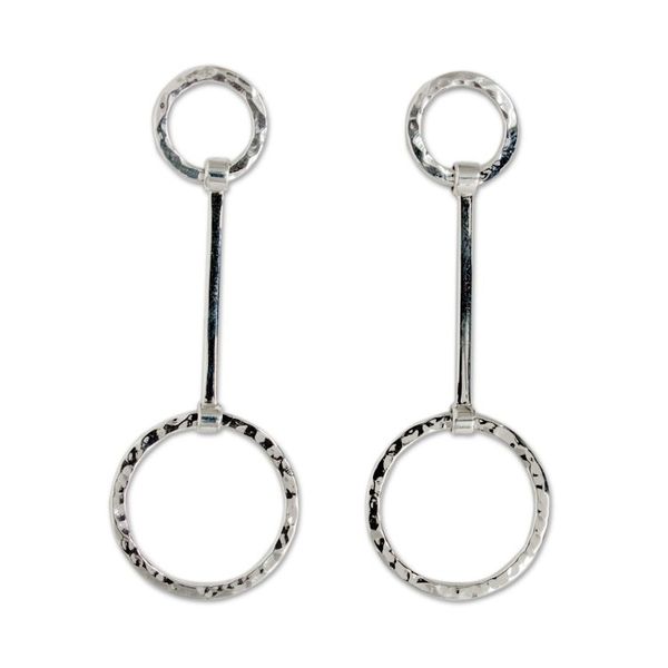 Alternate image for Modern Sterling Silver Earrings Crafted in Taxco Taxco Pendulums