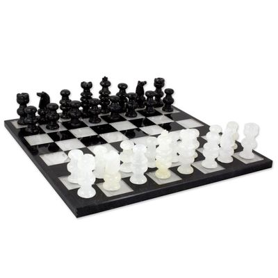 Alternate image for Onyx and Marble Chess Set Classic