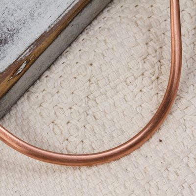 Alternate image for Handmade Copper Collar Necklace from Mexico Feminine Fantasy