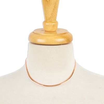Alternate image for Handmade Copper Collar Necklace from Mexico Feminine Fantasy